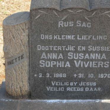 VIVIERS Anna Susanna Sophia 1968-1970