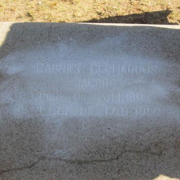 JACOBS Gabriel Gerhardus