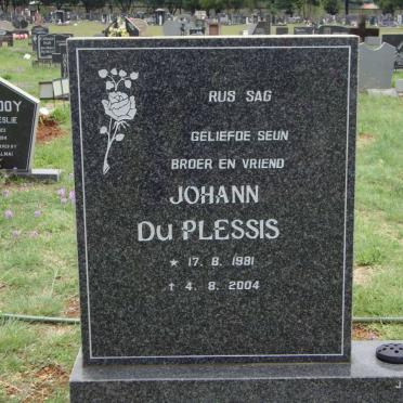 PLESSIS Johann, du 1981-2004