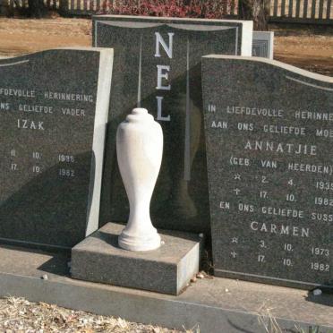 NEL Izak 1938-1982 &amp; Annatjie VAN HEERDEN 1939-1982 :: NEL Carmen 1973-1982