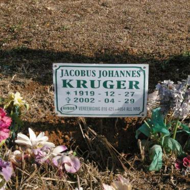 KRUGER Jacobus Johannes 1919-2002