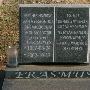 ERASMUS Jacob Jacobus 1937-2002