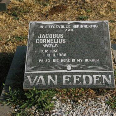 EEDEN Jacobus Cornelius, van 1956-1988