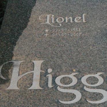 HIGGO Lionel 1938-2007 &amp; Janie 1941-