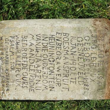 ROUX J.P.G., le 1886-1901