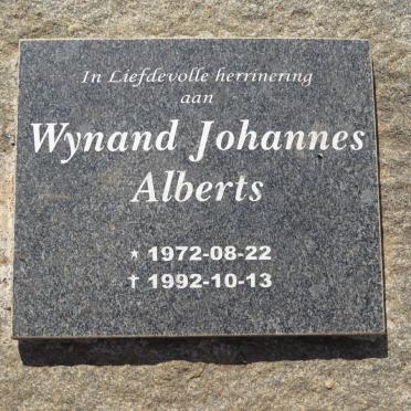 ALBERTS Wynand Johannes 1972-1992