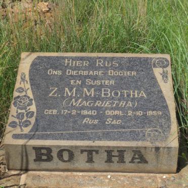 BOTHA Z.M.M. 1940-1959