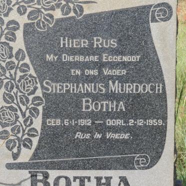 BOTHA Stephanus Murdoch 1912-1959
