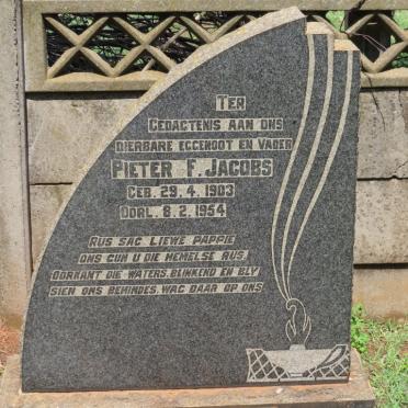 JACOBS Pieter F. 1903-1954
