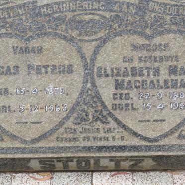 STOLTZ Lucas Petrus 1878-1963 &amp; Elizabeth Maria Magdalena 1883-1953