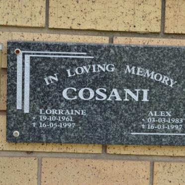 COSANI Lorraine 1961-1997 :: COSANI Alex 1983-1997