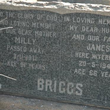 BRIGGS James -1947 &amp; Milly -1971 