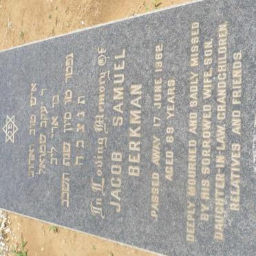 BERKMAN Jacob Samuel -1962