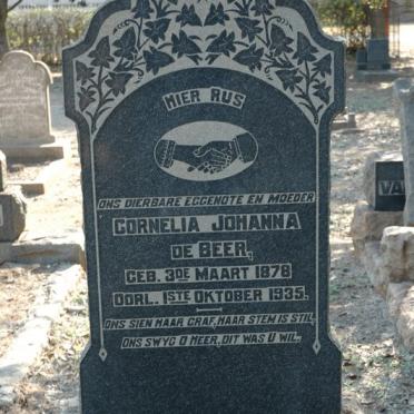 BEER Cornelia Johanna, de 1878-1935