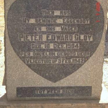 GLOY Pieter Edward 1904-1942