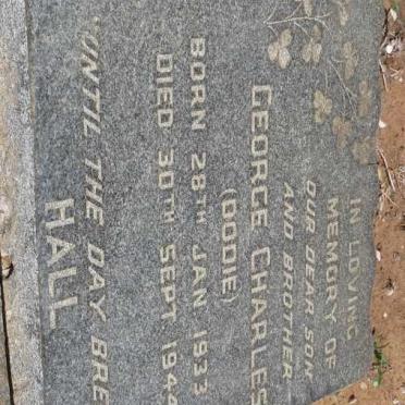 HALL George Charles 1933-1944