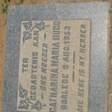 HUGO Catharina Maria -1953