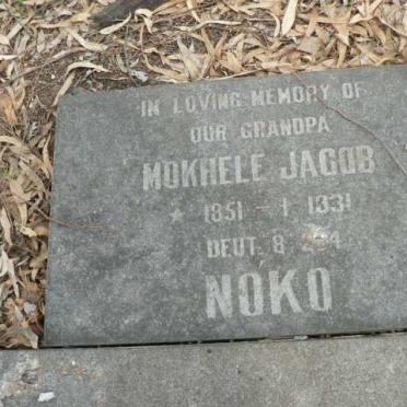 NOKO Mokhele Jacob 1851-1931