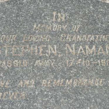 NAMANE Stephen -1965