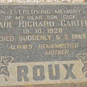 ROUX Paul Richard Carter 1928-1969