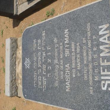 SIFFMAN Mascha -1964