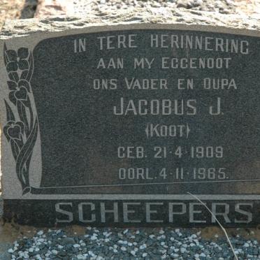 SCHEEPERS Jacobus J. 1909-1965