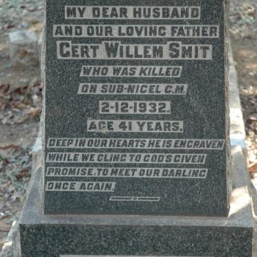 SMIT Gert Willem  -1932 