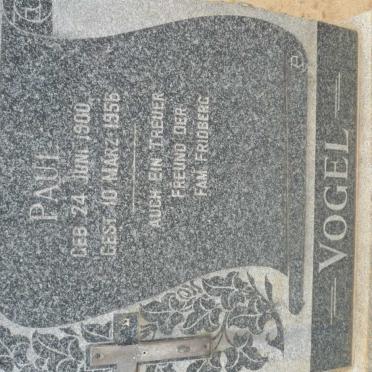 VOGEL Paul 1900-1956