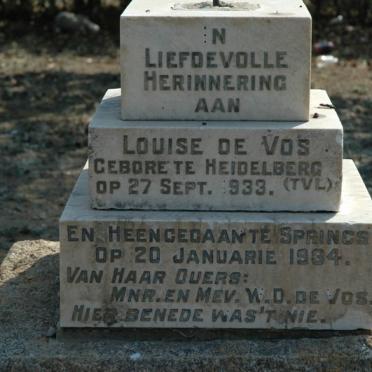 VOS Louise, de 1933-1934