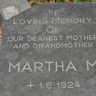 ?  Martha M. 1924