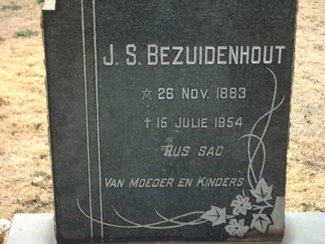 BEZUIDENHOUT J.S. 1883-1954