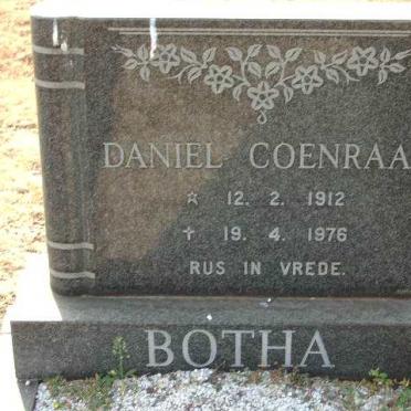 BOTHA Daniel Coenraad 1912-1976