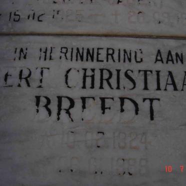 BREEDT Gert Christiaan 1924-1989