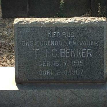 BEKKER T.G.C. 1915-1967