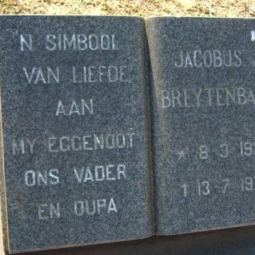 BREYTENBACH Jacobus J. 1920-1978