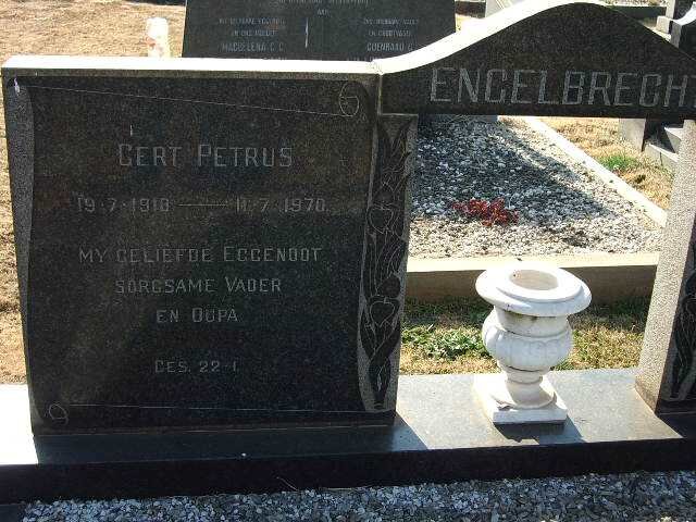 ENGELBRECHT Gert Petrus 1910-1970