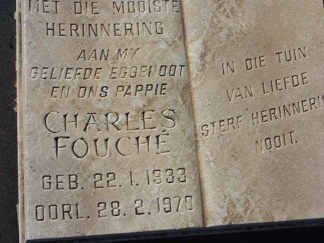 FOUCHÉ Charles 1933-1970