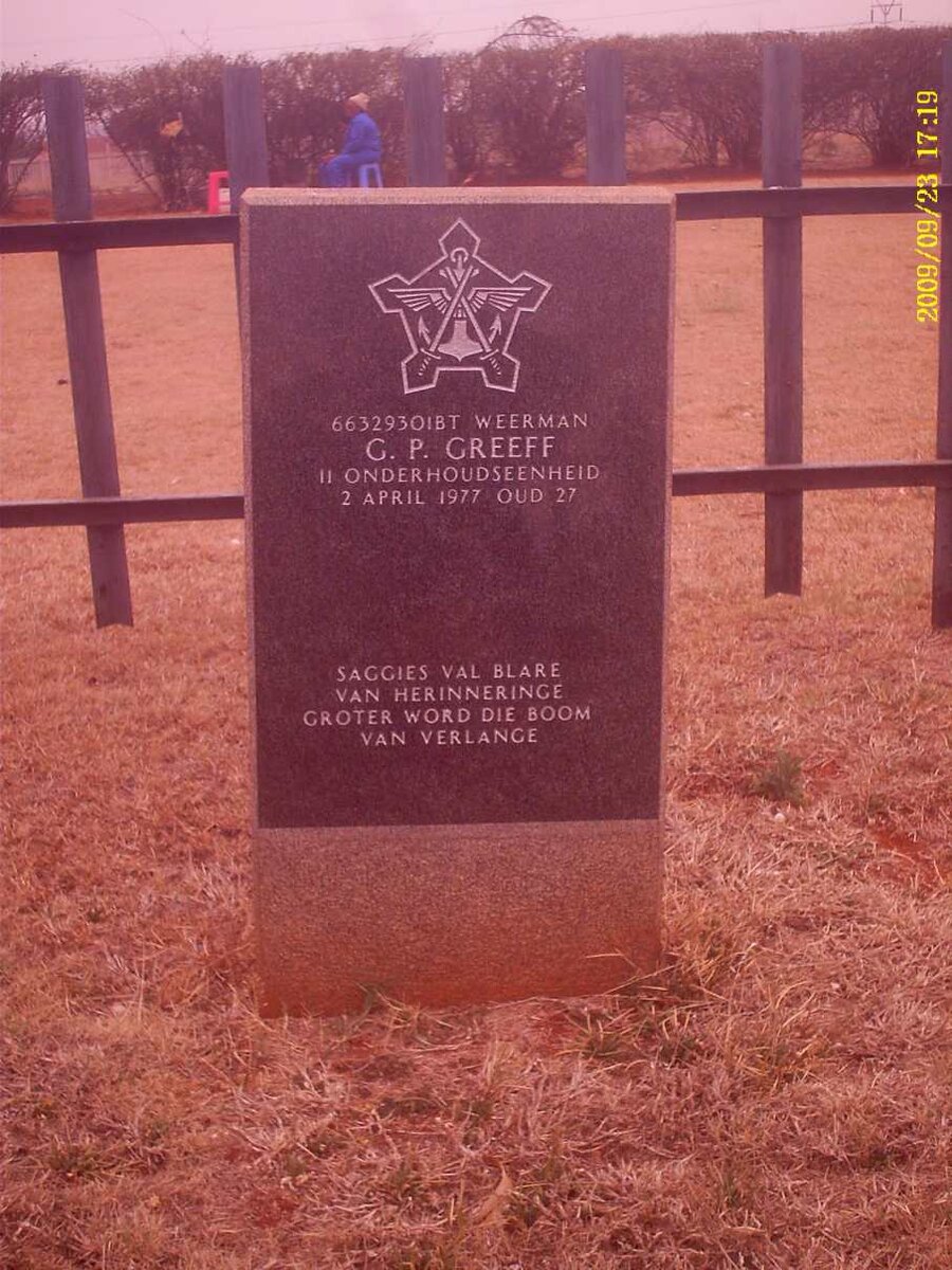 GREEFF G.P. 1977