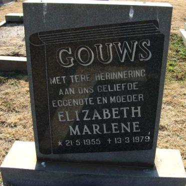 GOUWS Elizabeth Marlene 1955-1979
