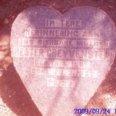 GREYVENSTEIN Hester 190?-1952