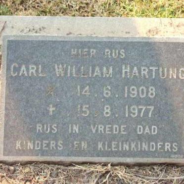 HARTUNG Carl William 1908-1977