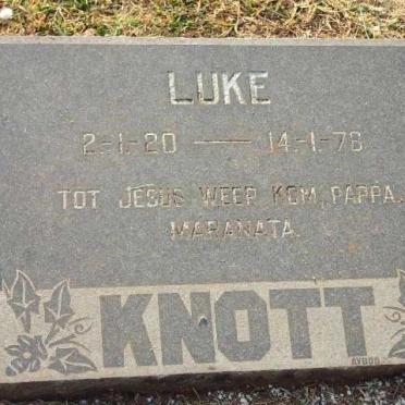 KNOTT Luke 1920-1978