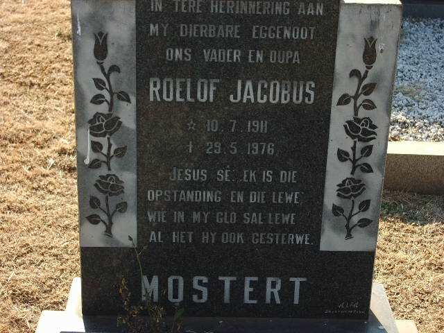 MOSTERT Roelof Jacobus 1911-1976