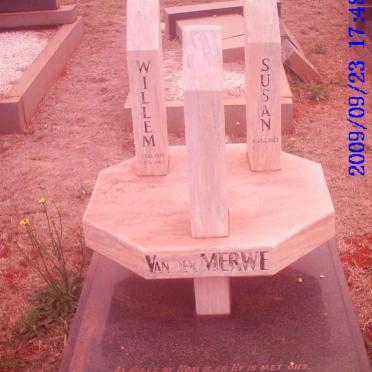 MERWE Willem, van der ?? &amp; Susan 1933-