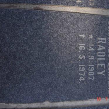 RADLEY Johannes Jurgens 1907-1974