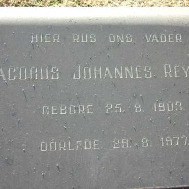 REYNEKE Jacobus Johannes 1903-1977
