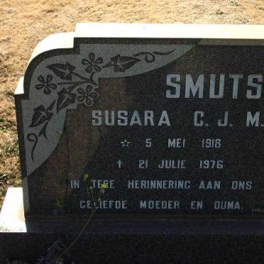 SMUTS Susara G.J.M. 1918-1976