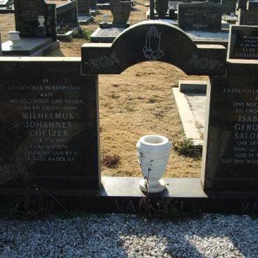 ZYL Wilhelmus Johannes Coetzer, van 1901-1976 &amp; Isabella Gerodina Salomina 1908-1990