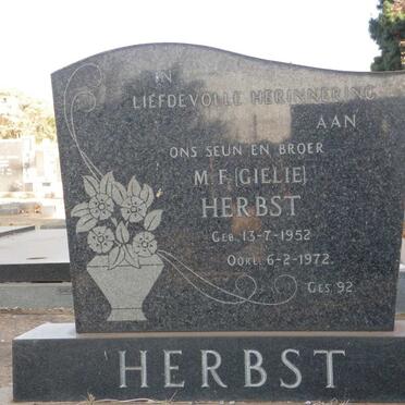 HERBST M.F. 1952-1972