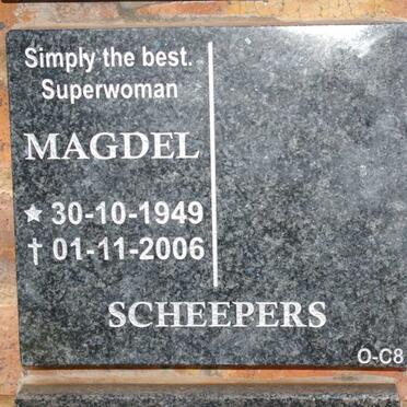 SCHEEPERS Magdel 1949-2006